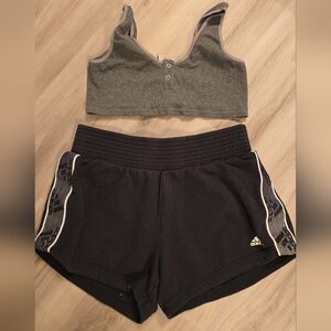 Adidas Black Athletic Apparel